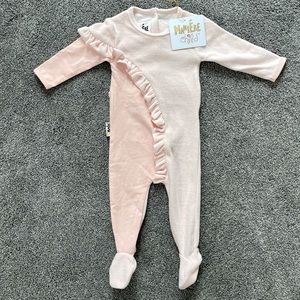 Maniere Child Velour French Terry Footie; Size 9 months. Brand new with tags.